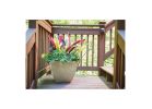 Southern Patio HDR-091660 Newland Planter, 13-1/2 in H, 16 in W, 16 in D, Square, Plastic/Resin, White, Stone Aesthetic White
