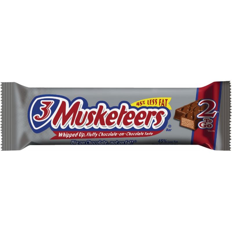 3 Musketeers 2 To Go Candy Bar 3.28 Oz. (Pack of 24)