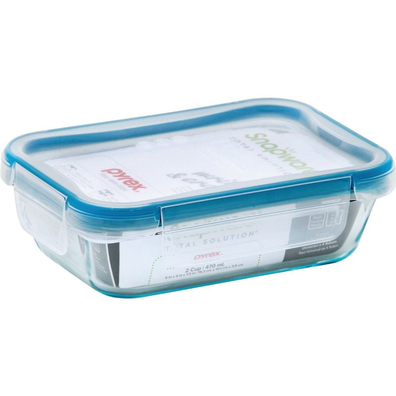 Pyrex Simply Store 6-Pc Glass Food Storage Container Set with Lid, 7-Cup, 4- Cup, & 2-Cup Round Glass Storage Containers with Lid, BPA-Free Lid,  Dishwasher, Microwave and Freezer Safe