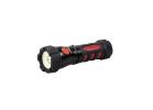 Dorcy Ultra HD Series 41-4349 Swivel Flashlight, AAA Battery, Alkaline Battery, LED Lamp, 320 Lumens Lumens, Spot Beam Black/Red