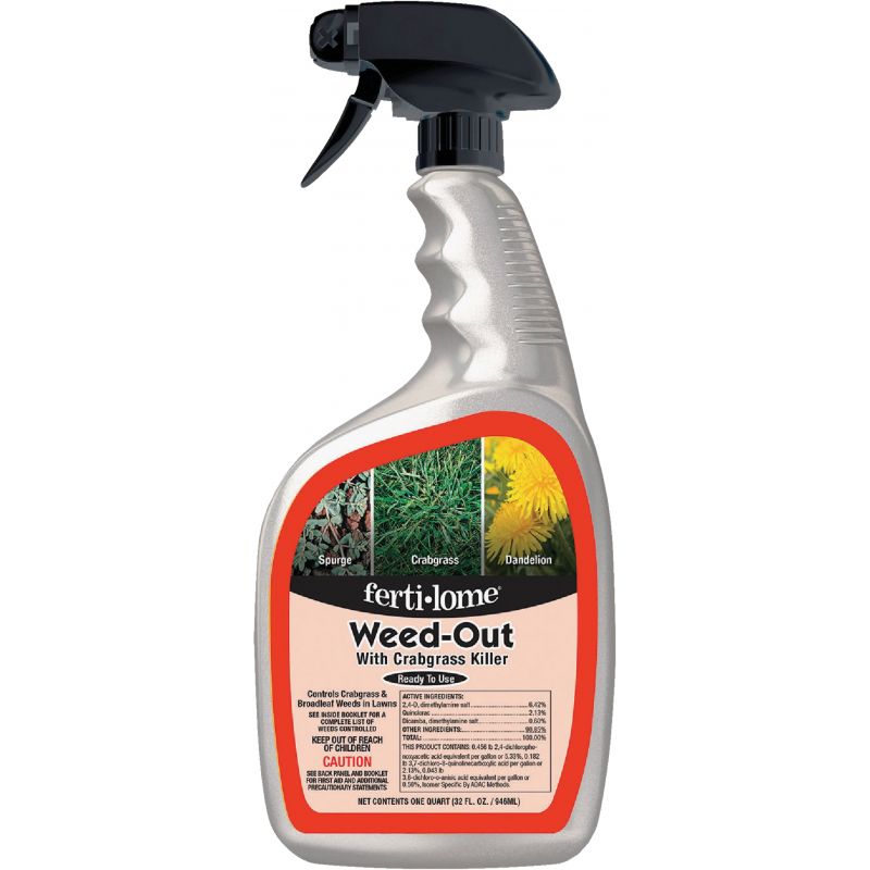 Fertilome Weed-Out Crabgrass &amp; Weed Killer 32 Oz., Trigger Spray