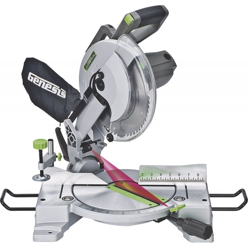 Genesis Compound Miter Saw with Laser Guide 15A