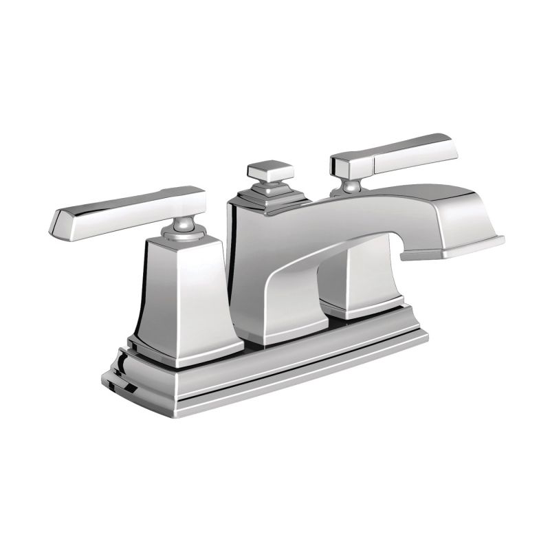 Moen Boardwalk Series WS84800 Bathroom Faucet, 1.2 gpm, 2-Faucet Handle, Metal, Chrome Plated, Lever Handle