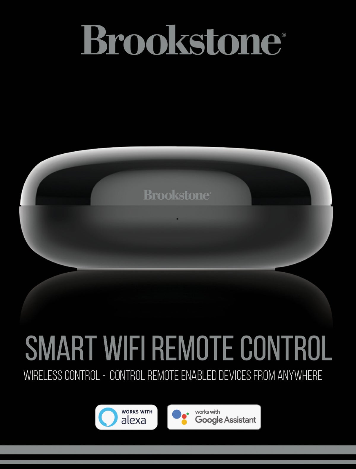 Buy Brookstone Smart WiFi Remote Control Black