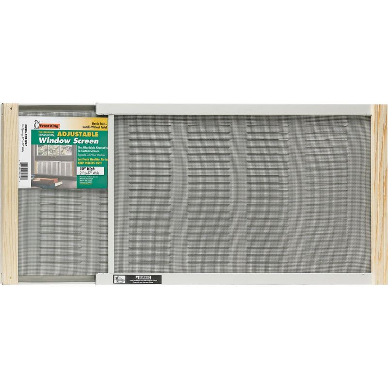 Frost King W.B. Marvin Adjustable Louvered Screen Window With Ventilator