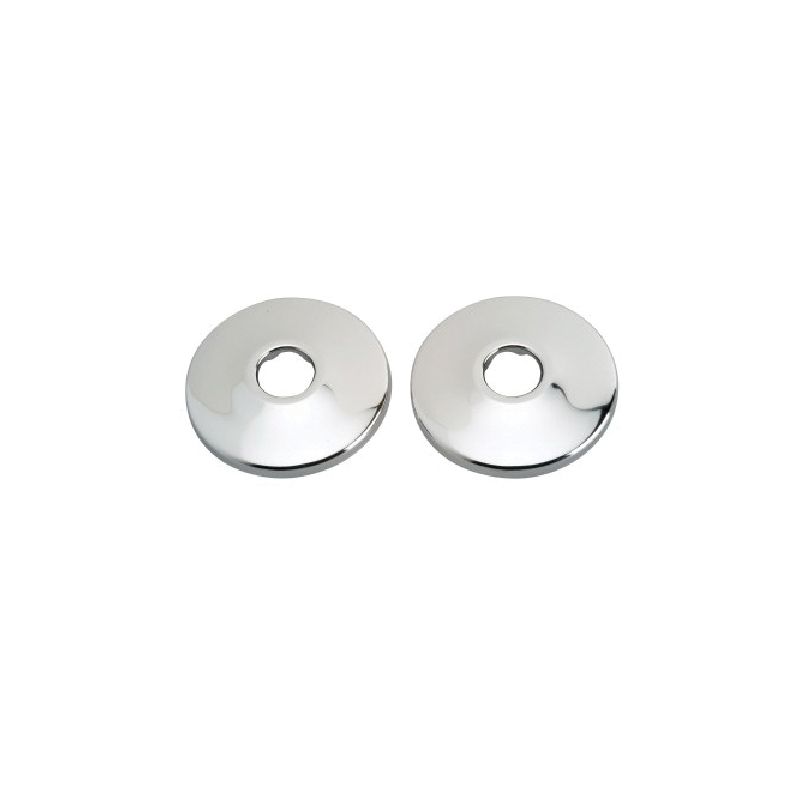 Moen M-Line Series M6485 Pipe Flange, 1/2, 3/8 in Connection, Compression, Steel, Chrome Plated