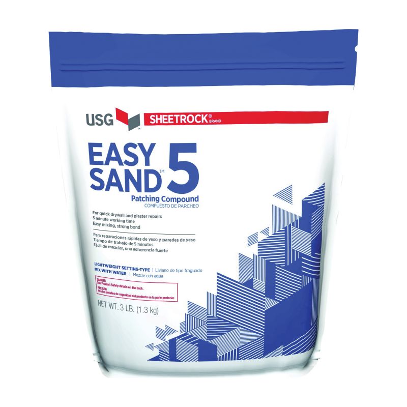 USG Easy Sand 384024 Joint Compound, Powder, Natural, 3 lb Natural