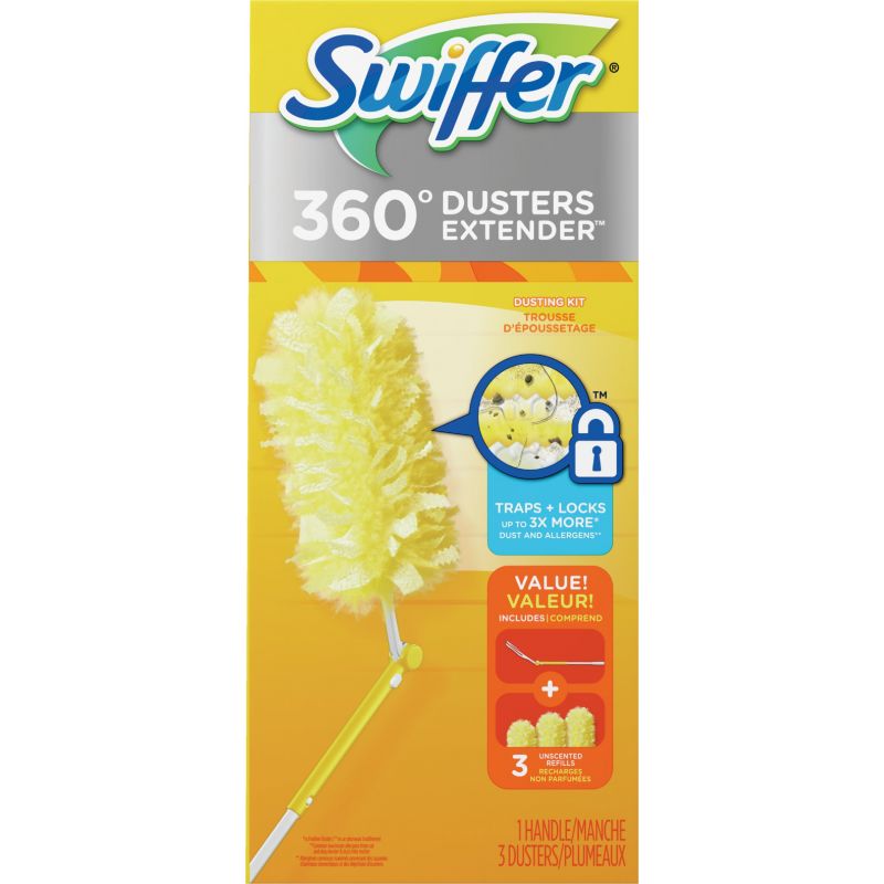 Swiffer 360 Duster Extender Kit Yellow