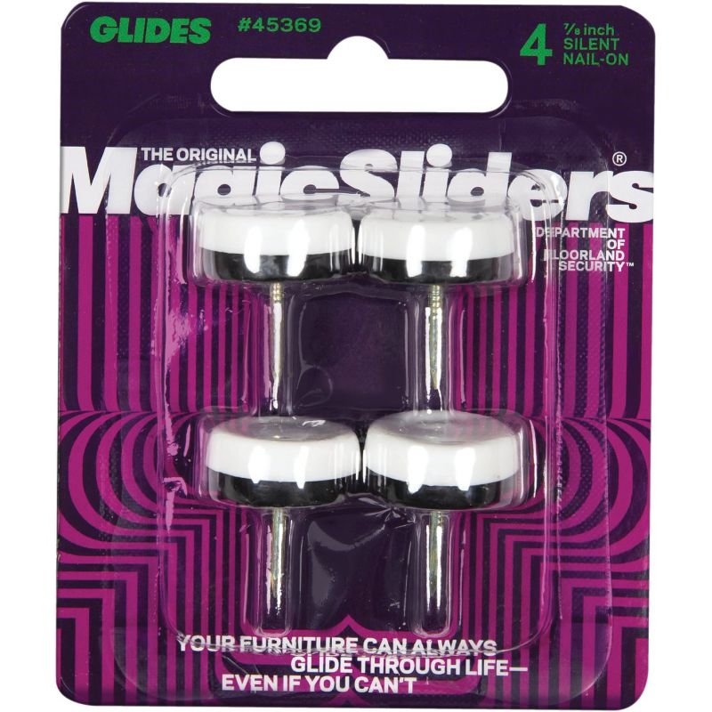 Magic Sliders Cushioned Nail-On Glide 7/8 In., Beige