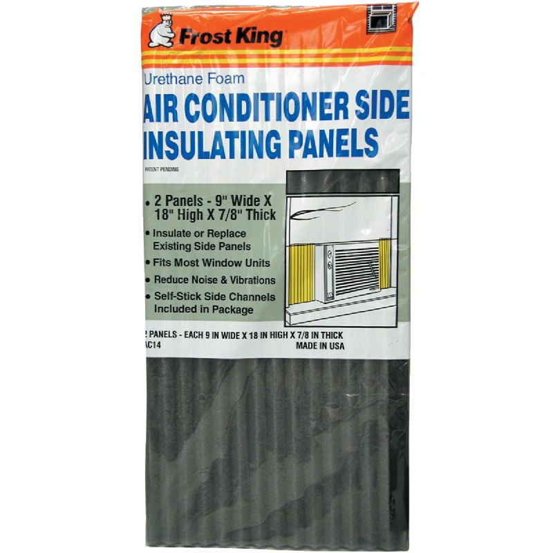 Frost King Side Air Conditioner Insulating Panel Charcoal