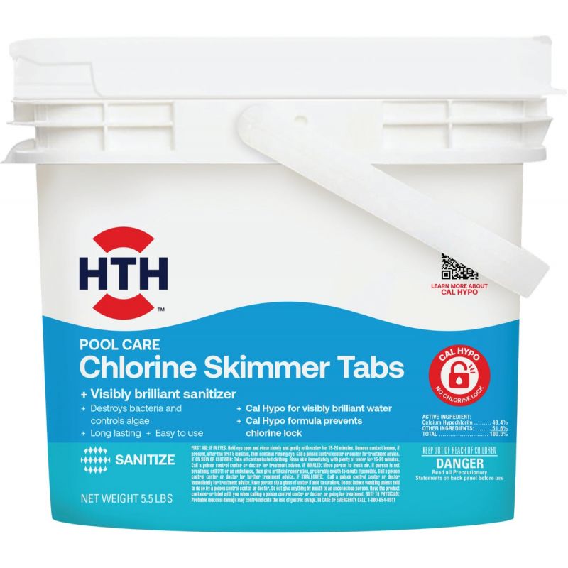 HTH Pool Care Chlorine Skimmer Tabs 5.5 Lb.
