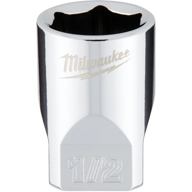 Milwaukee 1/4 In. Drive Socket w/FOUR FLAT Sides 1/2 In.