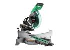 Metabo HPT C10FSHCTM Dual Bevel Compound Corded Miter Saw, 10 in Dia Blade, 3200 rpm Speed, 48 deg Max Bevel Angle Black/Green/Sliver