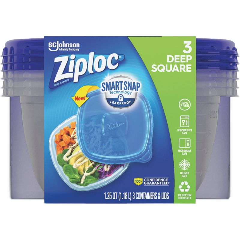 Ziploc Square Food Storage Container 1.25 Qt.