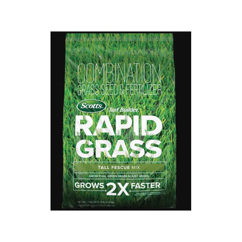 Scotts 18228 Rapid Grass Seed Mix, 16 lb Bag Blue Green