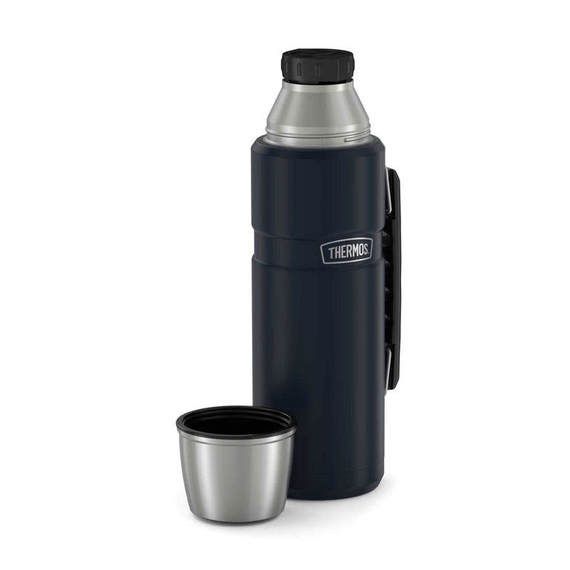 Thermos Stainless King SK2010MDB4 Beverage Bottle, 40 oz Capacity, Stainless Steel, Midnight Blue 40 Oz, Midnight Blue