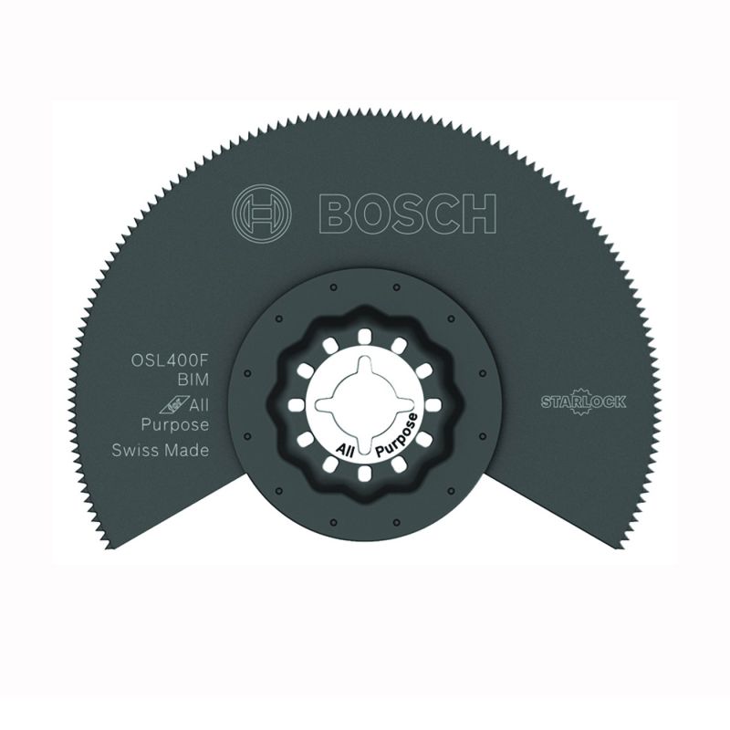 Bosch Starlock OSL400F Oscillating Saw Blade, 4 in, Bi-Metal 4 In, Black