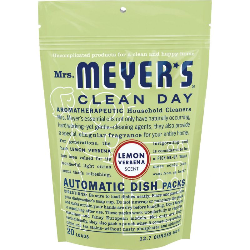 Mrs. Meyer&#039;s Clean Day Dishwasher Detergent Soap Packs 12.7 Oz.