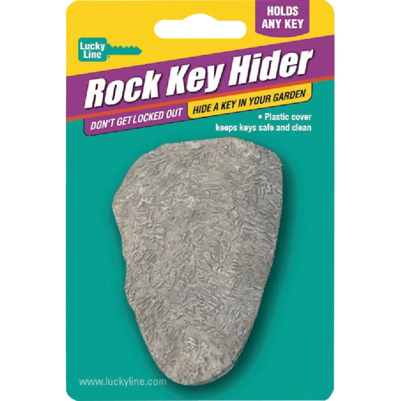 Lucky Line Rock Key Hider Gray/Brown