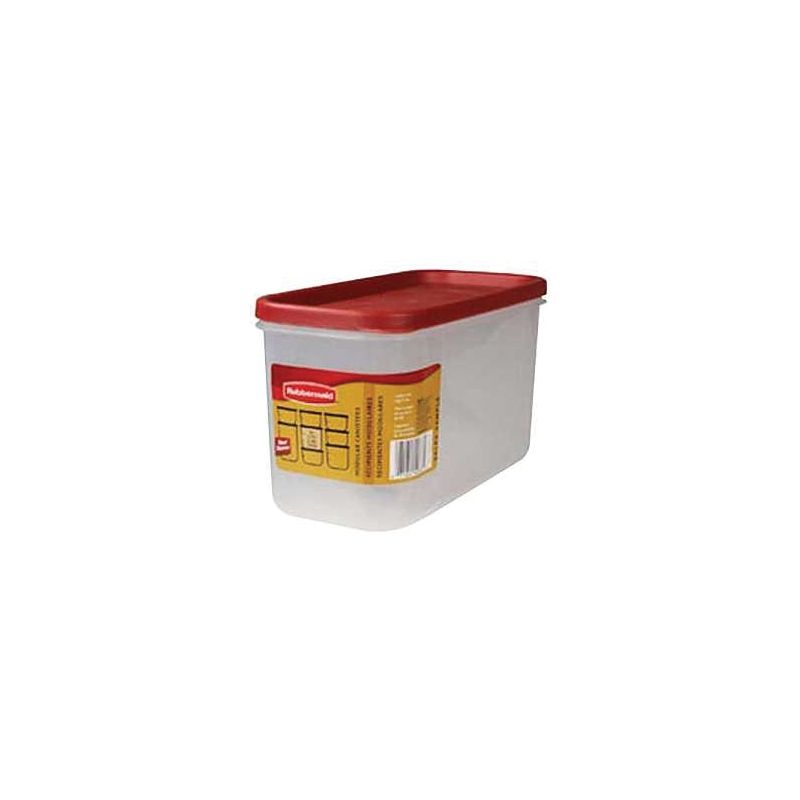 Rubbermaid 2168229 Food Storage Container, 10 Cup Capacity, Polypropylene, Clear, 9-1/2 in L, 4.7 in W, 5.38 in H 10 Cup, Clear