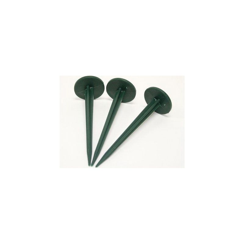 DeWitt FPR-GRN Fabric Pin, 5 in L, Plastic, Green Green