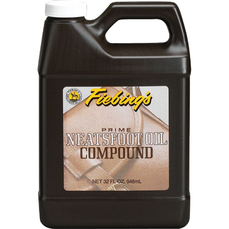 Fiebing&#039;s Neatsfoot Prime Oil Compound Leather Care 32 Oz., Pourable