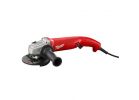 Milwaukee 6121-31A Small Angle Grinder, 11 A, 5/8-11 Spindle, 5 in Dia Wheel, 11,000 rpm Speed Red