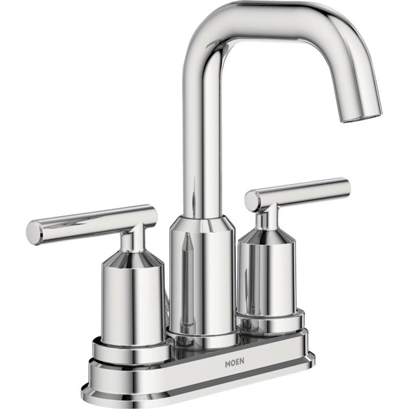 Moen Gibson Collection Chrome Bathroom Faucet with Pop-Up Gibson