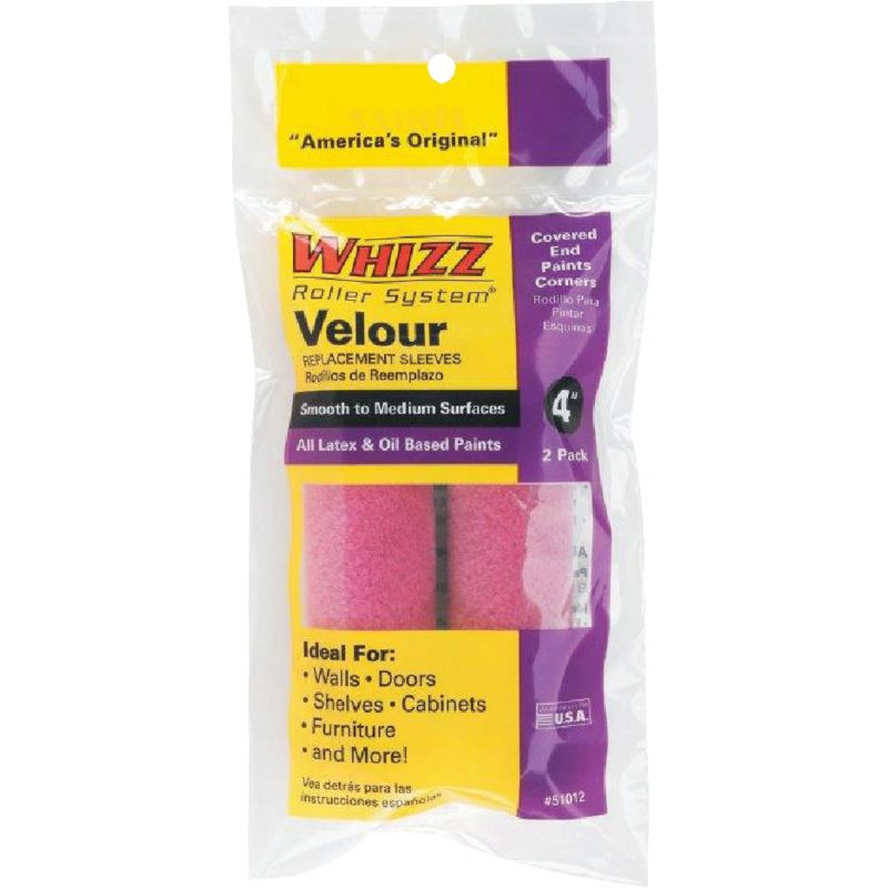 Whizz Purple Velour Specialty Roller Cover