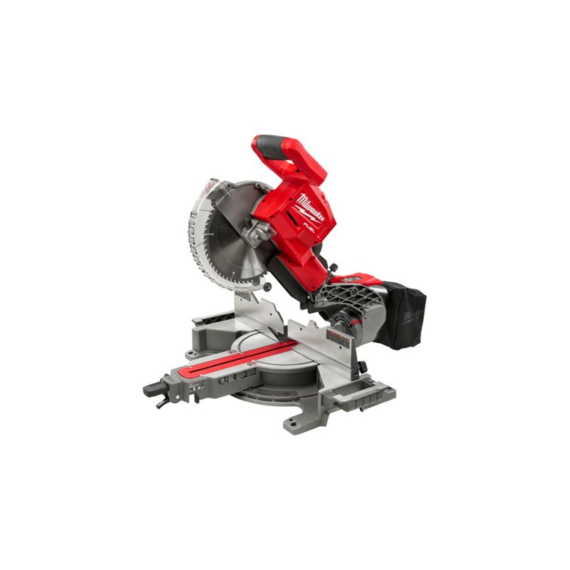 Milwaukee M18 FUEL 2734-20 Miter Saw, Battery, 10 in Dia Blade, 4000 rpm Speed, 50, 60 deg Max Miter Angle Black/Red/Silver