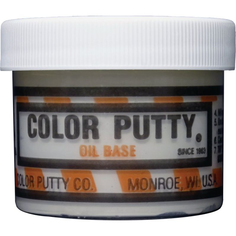 Color Putty Oil-Based Wood Putty White, 3.68 Oz.