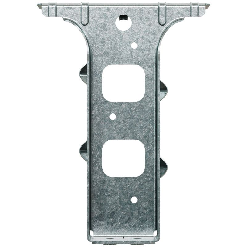 Simpson Strong-Tie PF PF26B Post Frame Hanger, 5-3/8 in H, 1-1/4 in D, 1-9/16 in W, 2 x 6 in, Steel 2 X 6 In (Pack of 50)