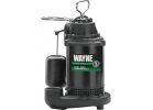 Wayne Water System Cast-Iron Submersible Sump Pump 1/2 HP, 3720 GPH