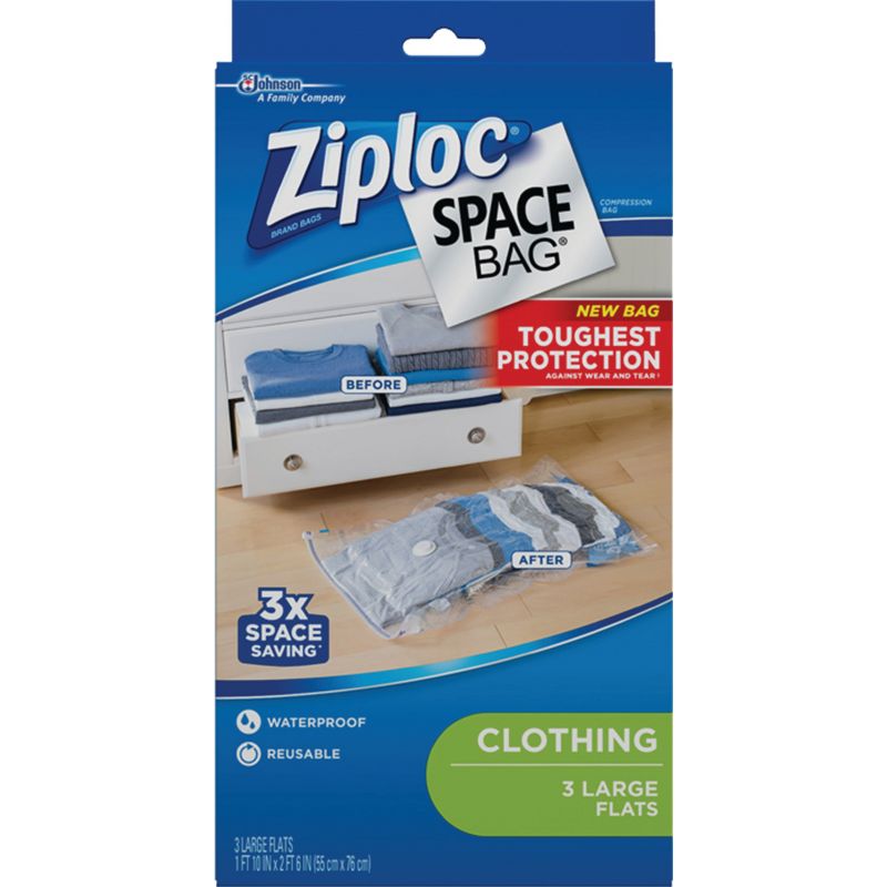 Ziploc Space Bag Vacuum Seal Storage Bag Clear