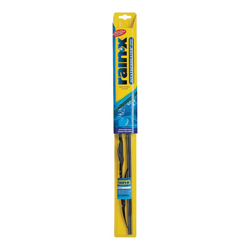 Rain-X Weatherbeater RX30217 Wiper Blade, 17 in, Spine Blade, Rubber/Stainless Steel 17 In