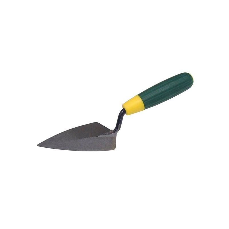 Richard PP-305 Pointing Trowel, 5 in L Blade, 2-1/2 in W Blade, HCS Blade, Rubber Handle 5 In