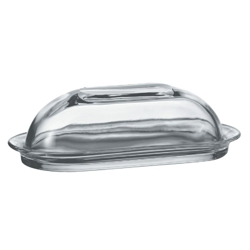Anchor Hocking Presence Butter Dish With Cover Clear (Pack of 4)