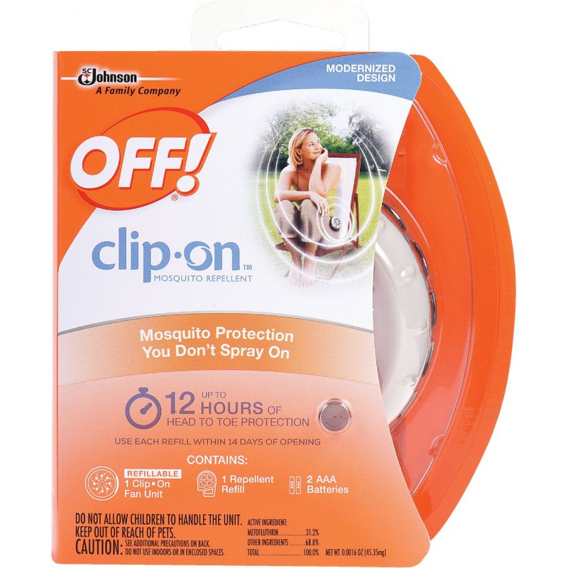 OFF! Clip-On Personal Mosquito Repellent White