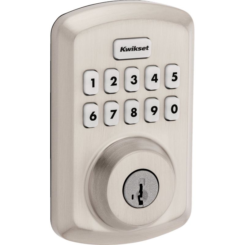 Kwikset Powerbolt 250 10-Button Keypad Electronic Deadbolt Lock