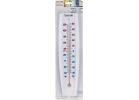 Taylor Jumbo Wall Indoor And Outdoor Thermometer 3-1/4 In. W. X 14-1/2 In. H., White