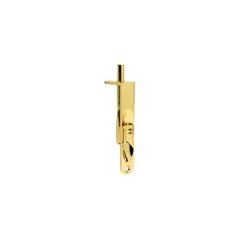 Schlage Ives Artisan Series 265B3 Flush Bolt, 1/2 in Bolt Head, Solid Brass, Polished Brass