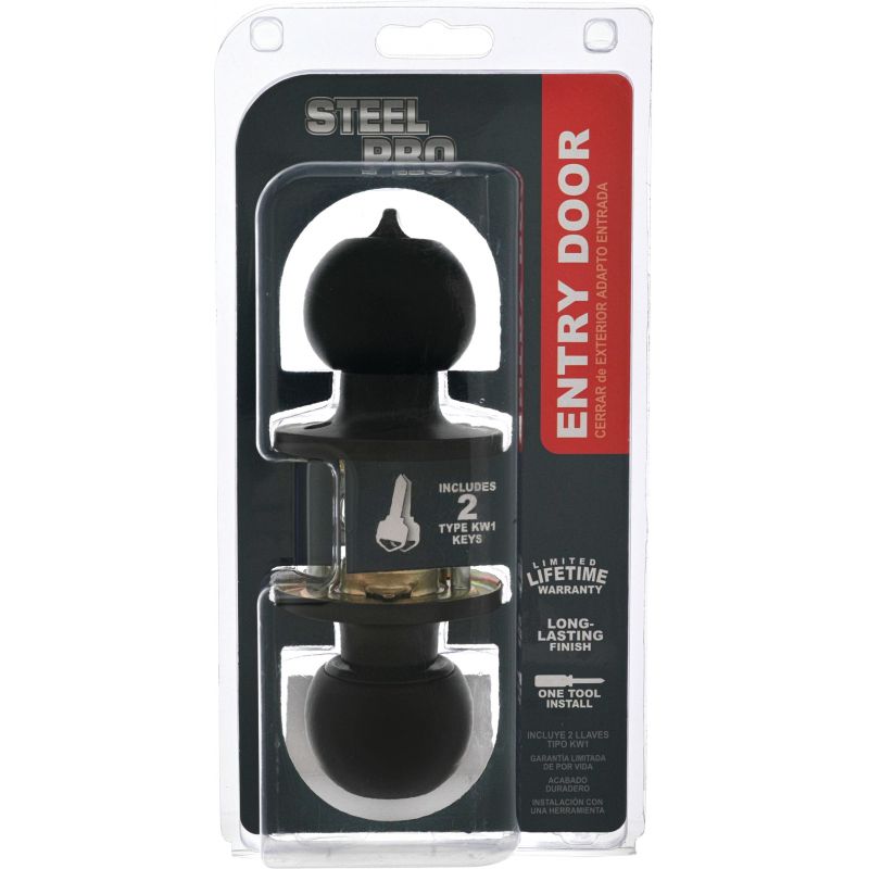Steel Pro Ball Style Entry Knob