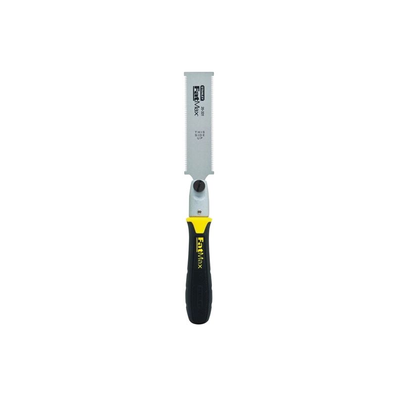 STANLEY 20-331 Pull Saw, 4-3/4 in L Blade, 22 TPI, Cushion-Grip Handle, Plastic/Rubber Handle 4-3/4 In