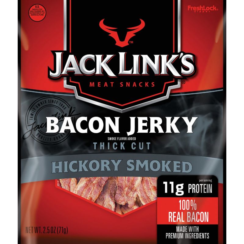 Jack Link&#039;s Hickory Smoked Bacon Jerky (Pack of 8)