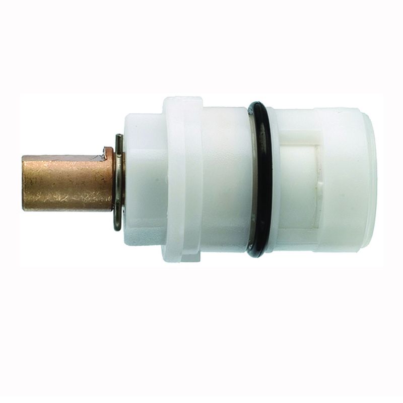 Danco 04991E Faucet Stem, Plastic, 1-57/64 in L, For: Aqua Source/Glacier Bay Two Handle Faucets White