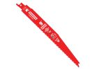 Diablo DS0914BGP25 Reciprocating Saw Blade, 1 in W, 9 in L, 8, 14 TPI, 25/PK Red