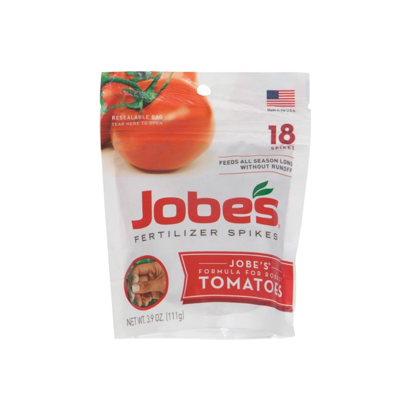 Jobes 06000 Fertilizer Blister Pack, Spike, 6-18-6 N-P-K Ratio Gray/Light Brown