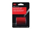 Scotchlite 03459 Reflective Safety Tape, 36 in L, 2 in W, Red Red