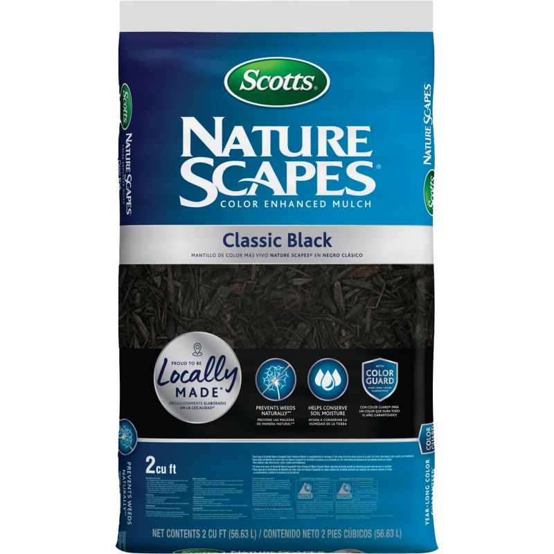 Scotts Nature Scapes Color Enhanced Mulch Black