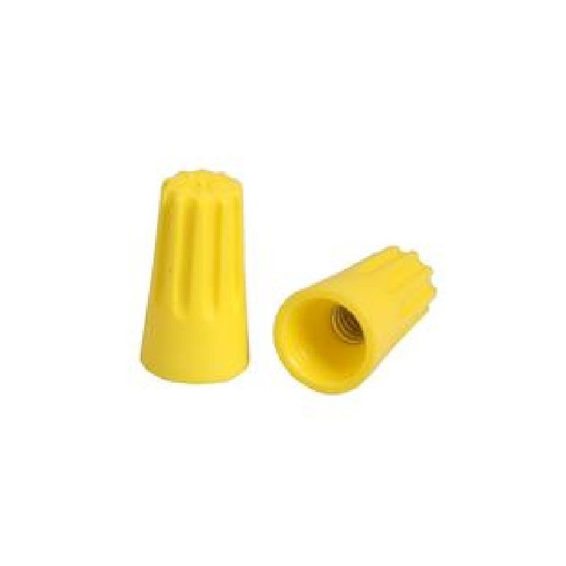 Hubbell HWCS4KP400 Wire Connector, 22 to 10 AWG Wire, Thermoplastic Housing Material, Yellow Yellow